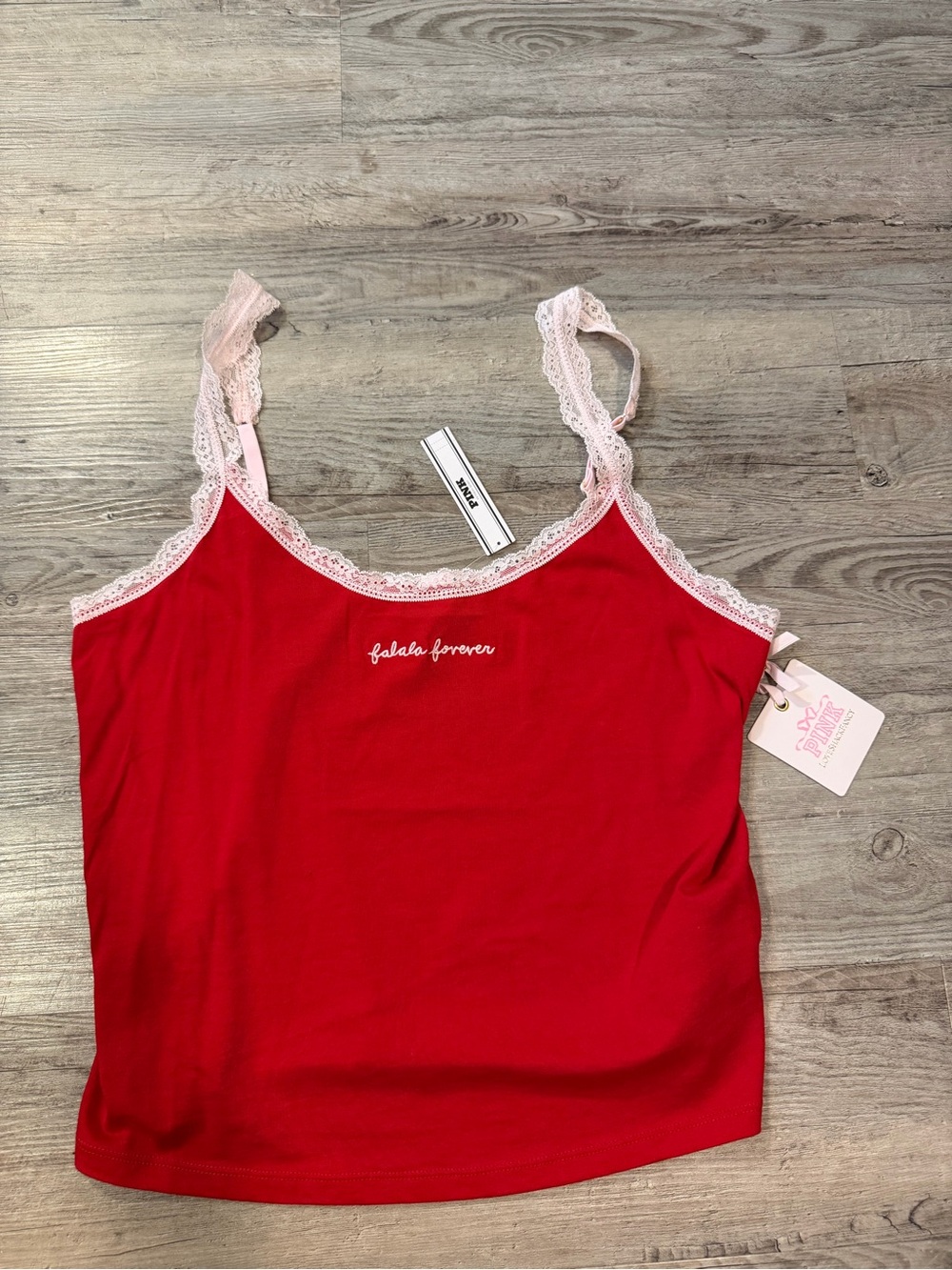 PINK loveshackfancy tank